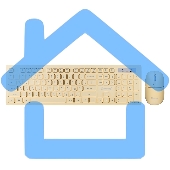 Комплект клавиатура+мышь SMARTBUY (SBC105AGY) 105AG желтый