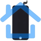 Дисплей Amperin для Apple iPhone 6S в сборе с тачскрином (IPS), черный