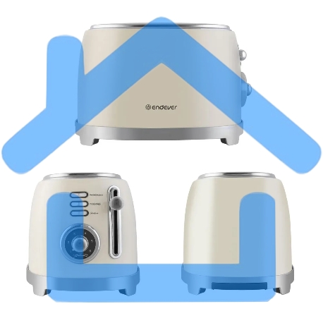 Тостер электрический ENDEVER Skyline ST-129 850 Вт, бежевый-3