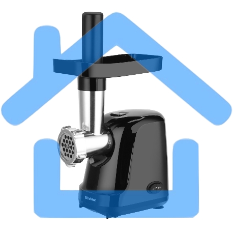 Мясорубка Blackton Bt MG1111 черный, 1200В, производительность до 1.5 кг/мин / Количество скоростей: 1 / Функция реверса / DualProtect технология: защита от перегрузки и перегрева / Прорезиненные ножки / Материал корпуса: пластик / Материал загрузочного о