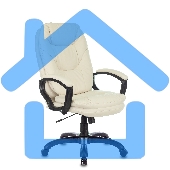 Кресло руководителя Бюрократ CH-868N слоновая кость OR-10, искусственная кожа, крестовина пластик