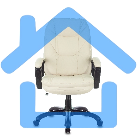 Кресло руководителя Бюрократ CH-868N слоновая кость OR-10, искусственная кожа, крестовина пластик-1