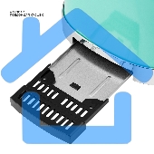 Тостер Galaxy Line GL 2917 900Вт бирюзовый