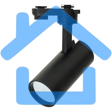 Светильник трековый на шинопровод FERON AL195 ДПО GU10 без лампы черный