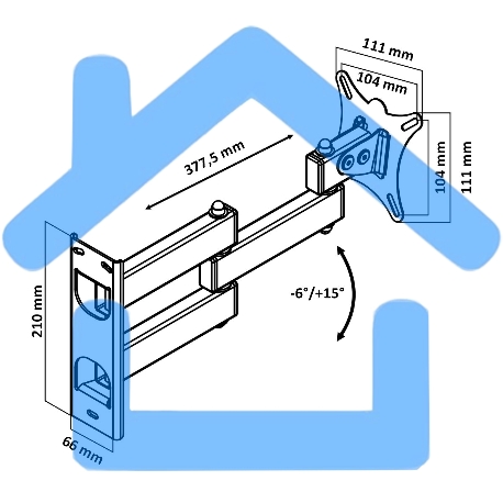 Кронштейн LE'STER LST-101.05 ТВ 10