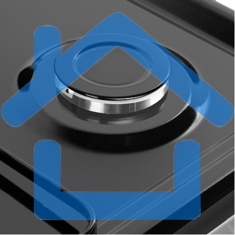 Плита газовая Maunfeld MGC50GEGR08 серый, конфорок 4 шт, духовка 59 л, 50 см x 88 см x 65 см-3