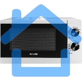 Микроволновая печь Starwind SMW4020 белый, 20 л, 700 Вт, переключатели - поворотный механизм