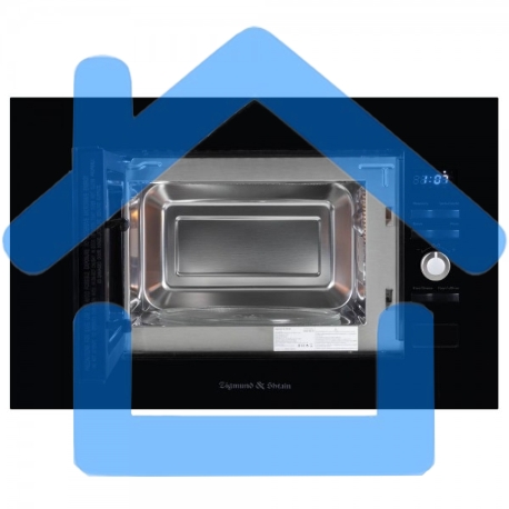 Микроволновая печь встраиваемая Zigmund & Shtain BMO 25 B черный, 20 л, 700 Вт, переключатели - поворотный механизм/кнопки-4