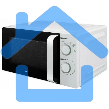 Микроволновая печь JVC JK-MW120M белый, 20 л, 700 Вт, переключатели - поворотный механизм