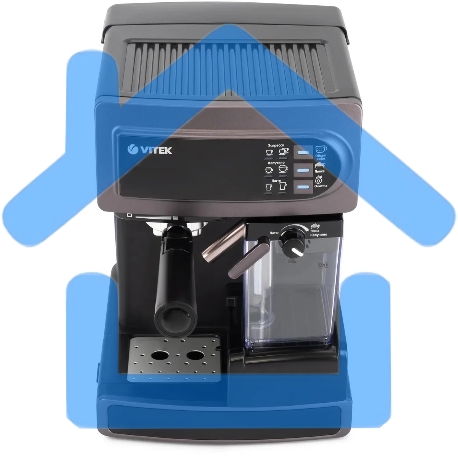 Кофеварка рожковая Vitek VT-1517 VT фиолетовый, исп. кофе - молотый, 1.65 л, 1238 Вт, 15 Бар-3