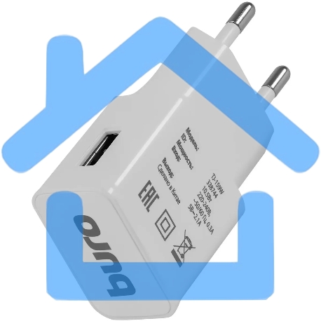 Сетевое зарядное устройство Buro TJ-159w 2.1A универсальное белый-2