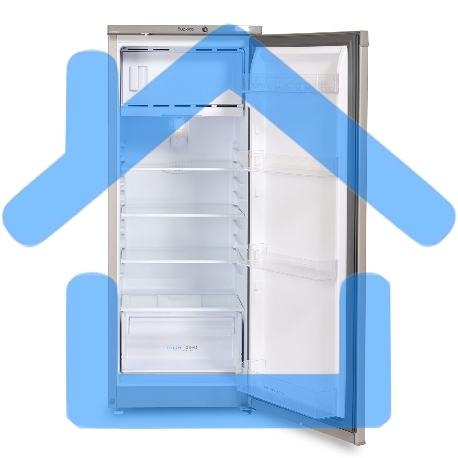 Холодильник Бирюса M410 металлик однокамерный 153/27л морозилка сверху-4