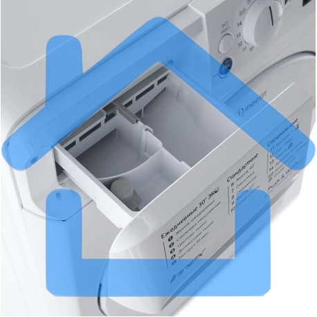 Стиральная машина Indesit BWE 81282 L белый, загрузка фронтальная 8 кг, 1200 об/мин., класс: А-1