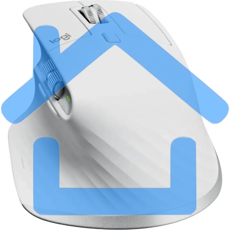 Мышь беспроводная Logitech MX Master 3s светло-серый, 8000 dpi, радиоканал, Bluetooth, USB, кнопки - 7-19