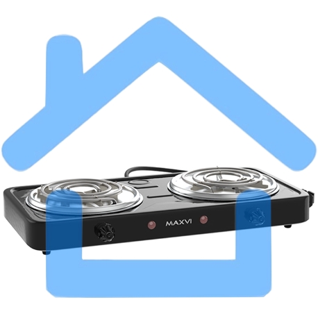 Плита настольная MAXVI HE201 черный-1