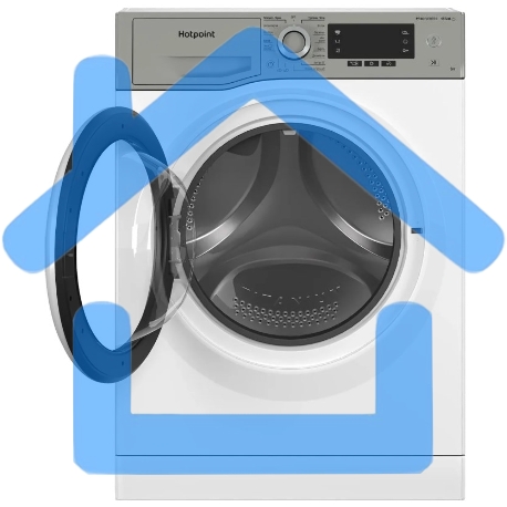 Стиральная машина Hotpoint NSD 6239 SVE RU белый, загр. фронтальная макс.: 6 кг 1200 об/мин класс: А-1