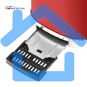 Тостер Galaxy Line GL 2919 900Вт красный