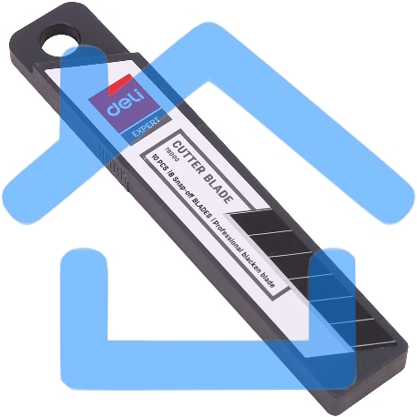 Лезвия Deli E78000 Expert, ширина лезвия 18 мм, сталь (упаковка: 10шт) пластиковая коробка-2