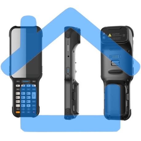 Терминал сбора данных Bluebird EK430 (WWAN) 1D/2D imager(LED Aimer), 4GB/32GB, Android 10, USB, Bluetooth, WiFi, NFС, 4G LTE, GPS, SIM-карта, 4.3