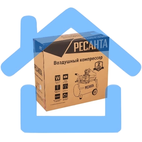 Компрессор Ресанта КП-8/50Л 900/74/7/10-1