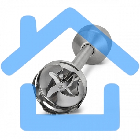 Блендер BQ HB533PS Black-Steel. Мощность:1200 Вт, 3 в1 Блендер + миксер + измельчитель-1