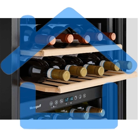 Винный холодильник Weissgauff WWC-77 DB DualZone черный-2