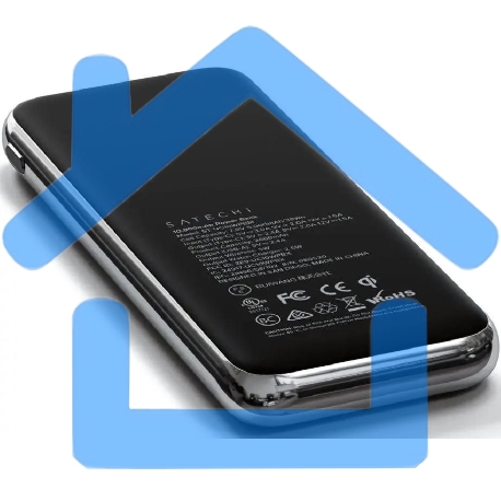 Беспроводное зарядное устройство Satechi Quatro Wireless Power Bank. серый космос ST-UC10WPBM-3