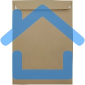 Пакет почтовый Silwerhof Eco 381227.25 C4, 229x324 мм, силиконовая лента крафт 130 г/м2 (pack:25pcs)