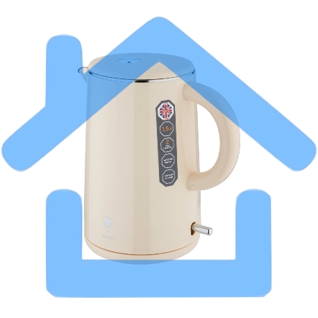 Чайник электрический LEONORD LE-1517 1,5л двойной корпус, бежевый-3