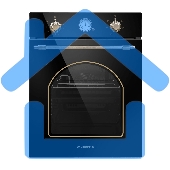 Шкаф духовой электрический Maunfeld EOEF516RBG, встраиваемый