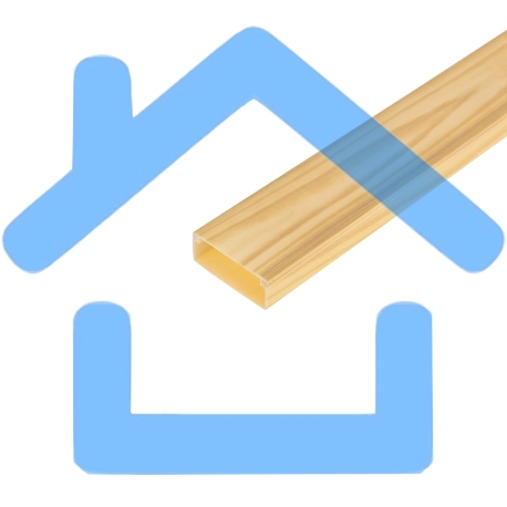 Кабель-канал Rexant 16х16мм, Сосна 3D-2