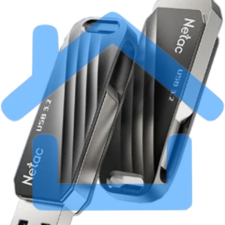 Флешка USB Netac US11 128Gb USB 3.0+TypeC Dual Flash
