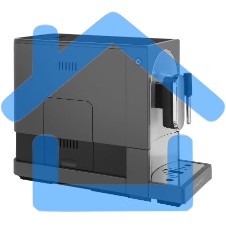 Кофемашина автоматическая Maunfeld MF-A7021GR серый, исп. кофе - зерна, 1.1 л, 1470 Вт, 19 Бар.-1