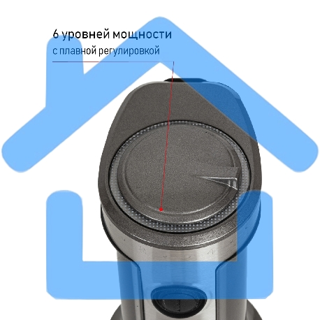 Блендер погружной JVC JK-HB5021 1200 ватт, регулировка скорости, режим ТУРБО, светодиодная подсветка-6