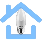 Лампа светодиодная ОНЛАЙТ 61129 OLL-C37-6-230-6.5K-E27-FR