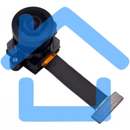 Плата разработки Canaan D1201000084 с ЦПУ K210, камерой 2МП, и WiFi-антенной и модулем дисплея 2.8 дюймов. Питание — 5В-3