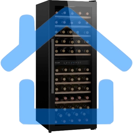 Винный холодильник Weissgauff WWC-77 DB DualZone черный