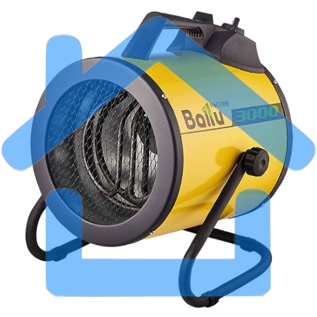 Тепловая пушка электрическая Ballu Prorab 2 BHP-P2-3 желтый