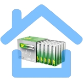 Алкалиновые батарейки GP Super Alkaline G-Tech 24А ААA - 40 шт. в пленке