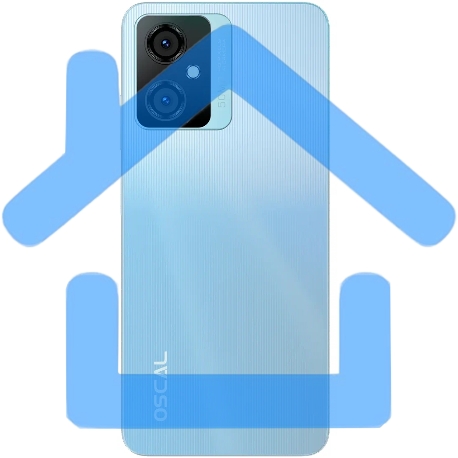 Смартфон OSCAL Tiger 10, 8/256Gb, голубой-1