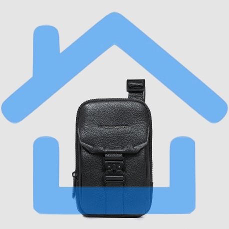 Чехол для смартфона Piquadro Than AC6546S135R/N черный натур.кожа