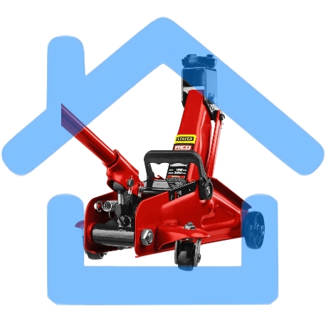 Домкрат STAYER 43152-2 RED FORCE гидравлический подкатной, 2т, 125-320мм-4