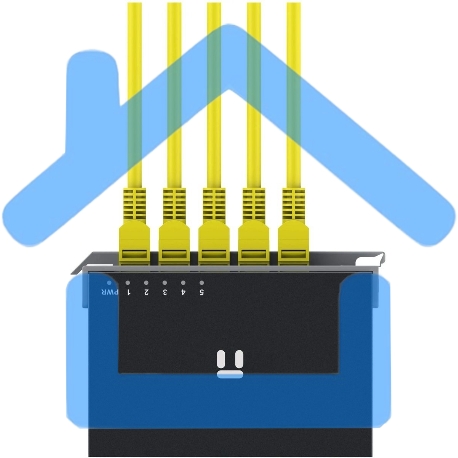 Коммутатор NETIS ST105GD 5PORT 10/100/1000M-13