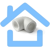 Уголок 90 град. 90 полипропиленовый PPR белый