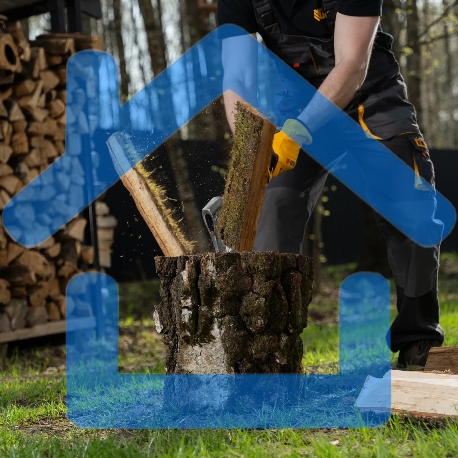 Топор кованый Denzel 1130 г, американский тип, буковая рукоятка, 430 мм, EFP-5