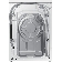 Стирально-сушильная машина Samsung WD11DG6B85BELP белый, загрузка фронтальная 11 кг, 1400 об/мин, класс: A