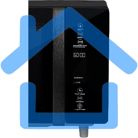 Микроволновая печь HIBERG VM-4588 B черный, 25 л, 900 Вт, переключатели - сенсор-4