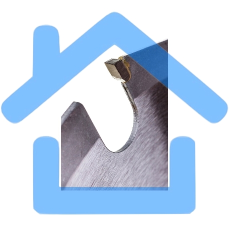 Диск пильный по дереву Fit, посадочный диаметр 22.2 мм, 3 зуба с карбидными вставками, мелкий зуб, 125 мм-4