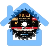 Пильный диск по дереву Denzel ф210 х 30 мм, 24 зубьев 733487