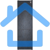 Холодильник Weissgauff WRK 2000 Total NoFrost Inverter Rock Glass графит двухкамерный 240/95л морозилка снизу